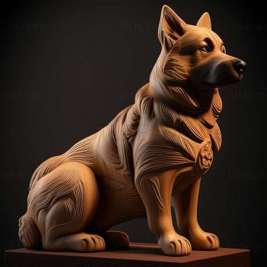 3D model Tuvan Shepherd dog (STL)